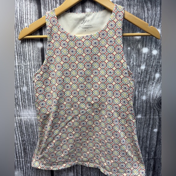 J. Jill Racer Back Tank With Shelf Bra Small - Picture 1 of 3